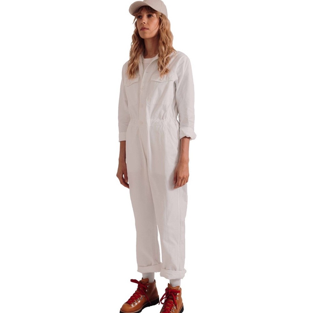 Westerlind Jumpsuit. White. XS Unisex